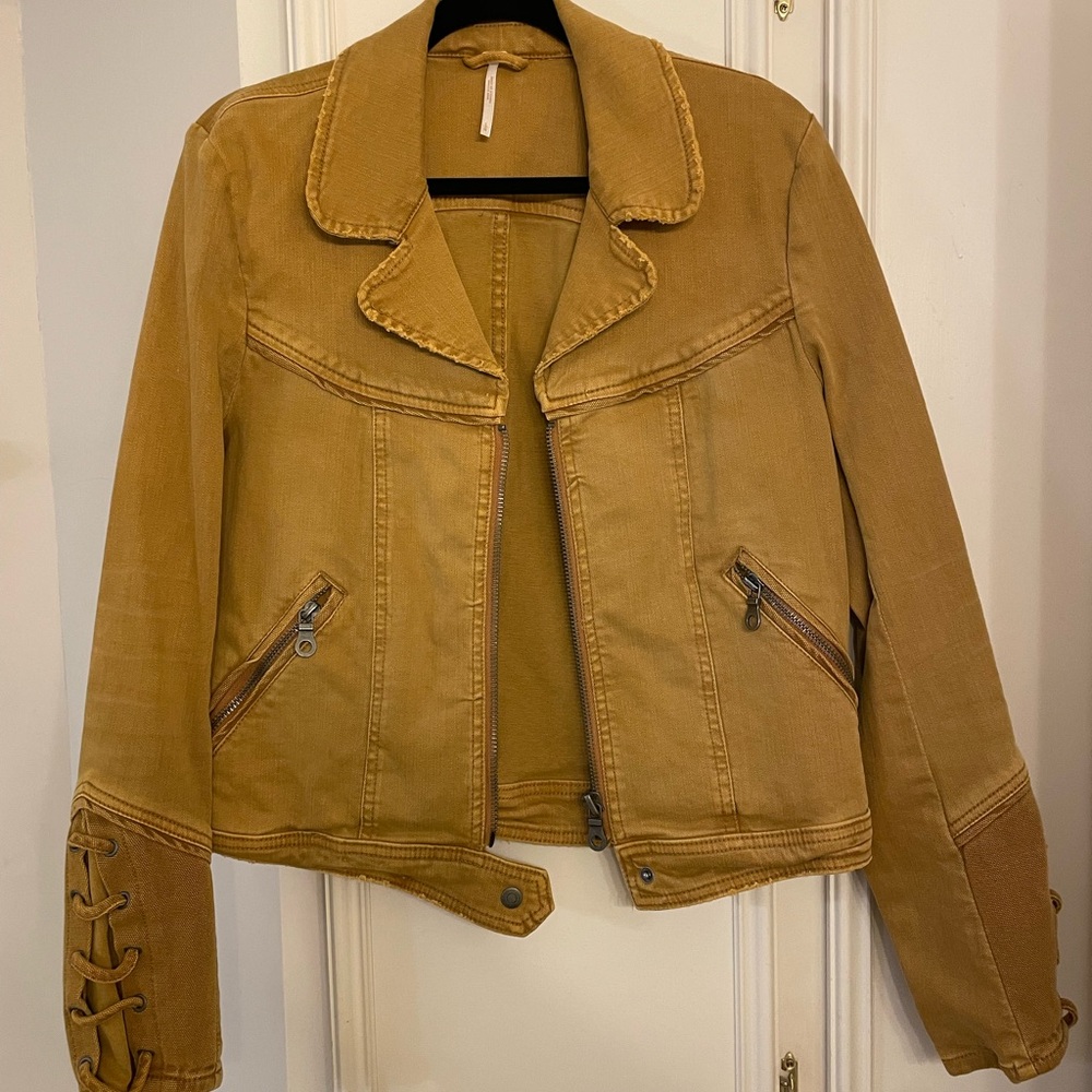 Free People Tan Jacket